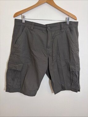 C&A Gray Casual Summer Cotton Cargo Shorts